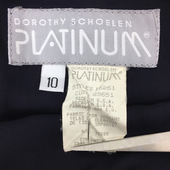 VINTAGE Skirt Dorothy Schoelen Platinum Maxi Midi Wrap Retro Tropical Size 10 - Picture 11 of 13